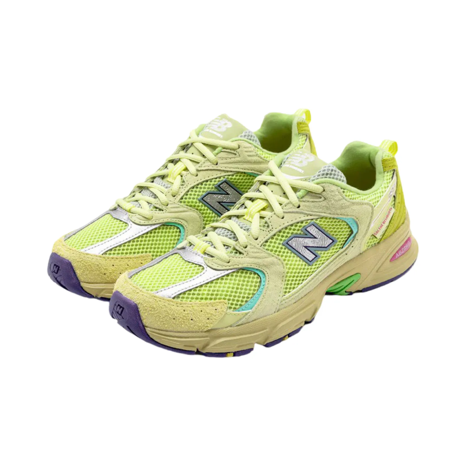 Salehe Bembury x New Balance 530 Prosperity Be The Prize Dusty Yellow Green Purple