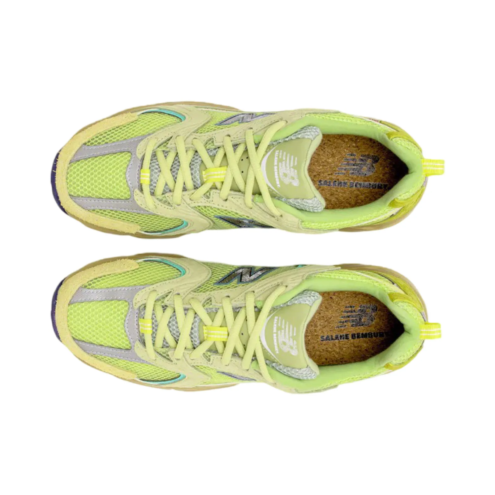 Salehe Bembury x New Balance 530 Prosperity Be The Prize Dusty Yellow Green Purple