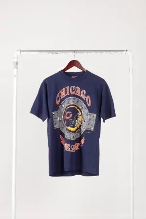 Vintage 1991 Chicago Bears 'Cement Logo' Graphic T-Shirt