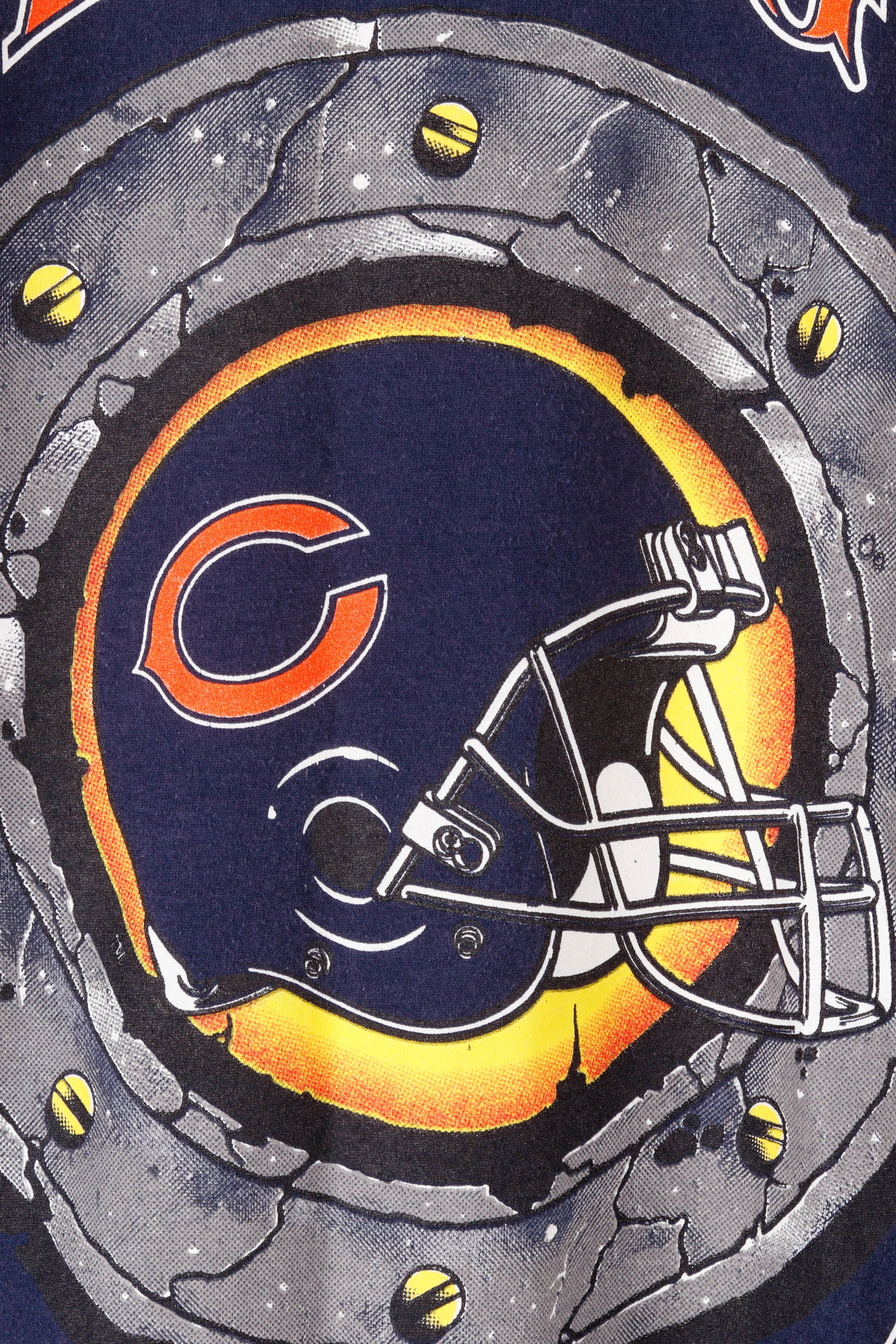 Vintage 1991 Chicago Bears 'Cement Logo' Graphic T-Shirt