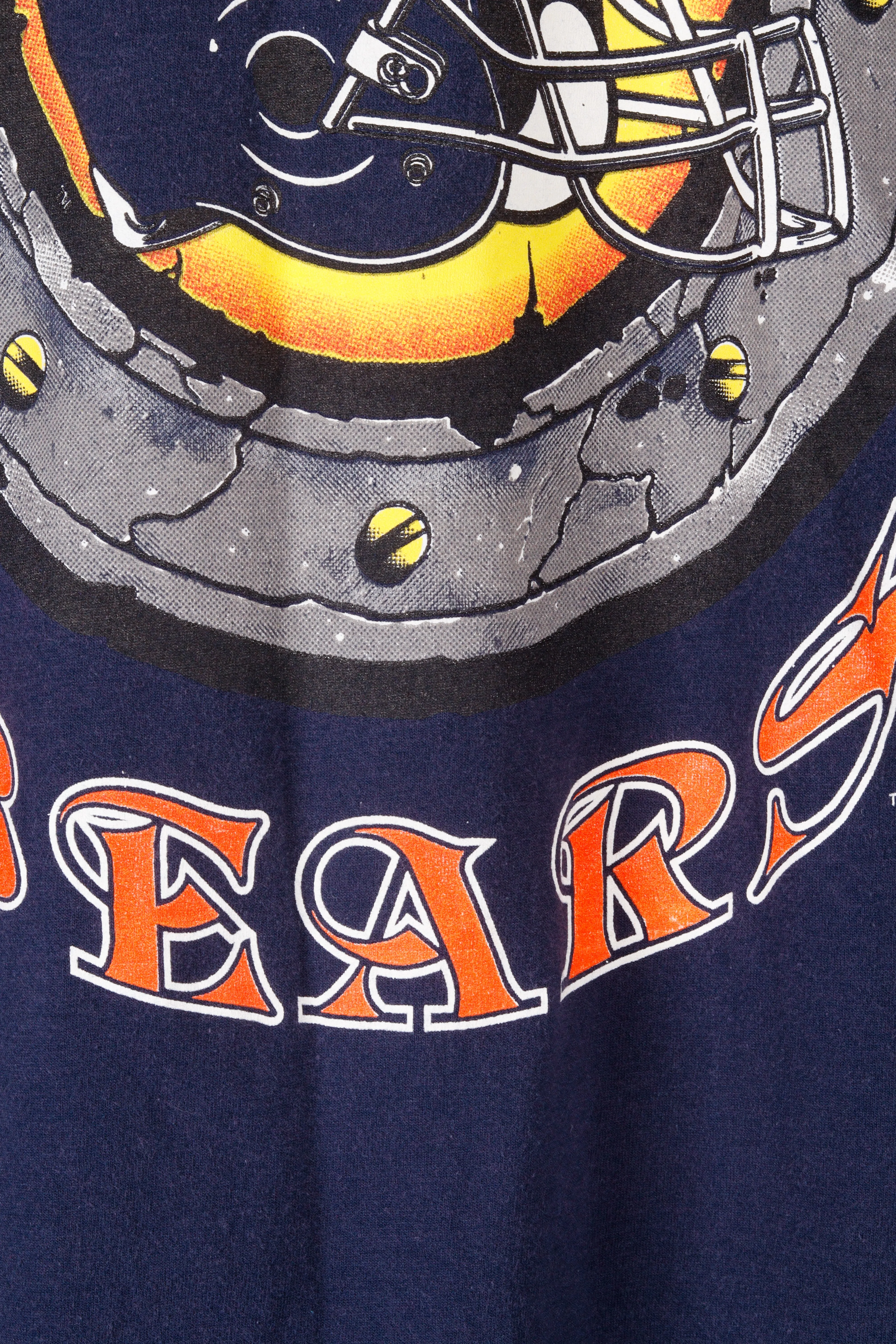 Vintage 1991 Chicago Bears 'Cement Logo' Graphic T-Shirt