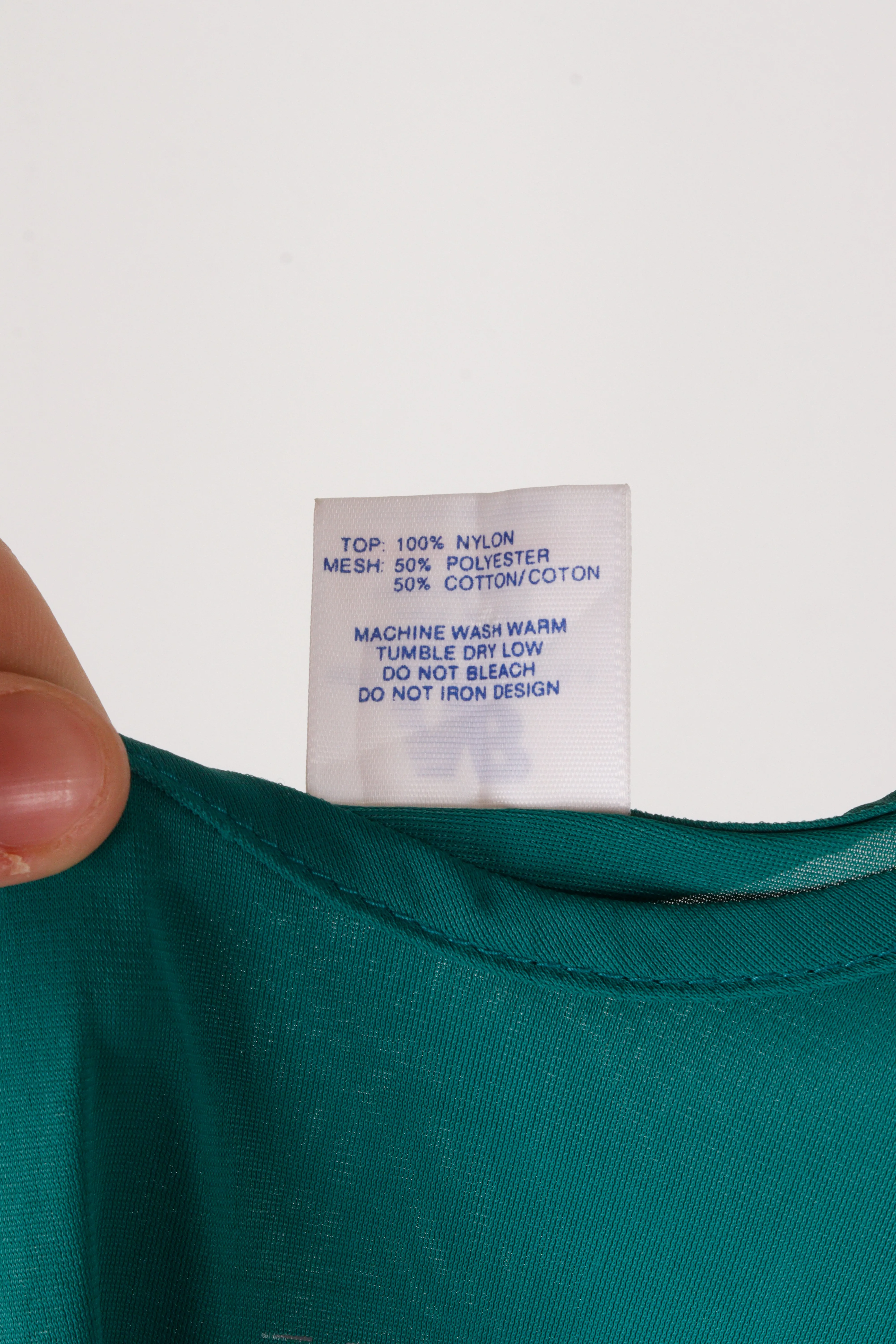 Vintage 80's New Balance 'Running' Tank Top Navy Green