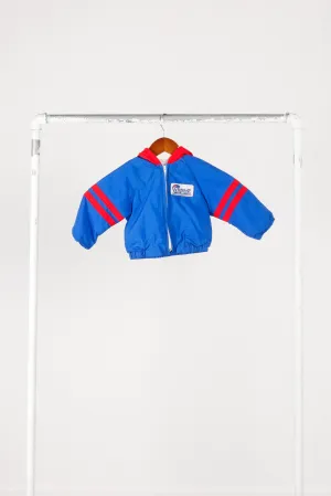Vintage 90's New England Patriots 'Zip Up Windbreaker' Toddler Jacket