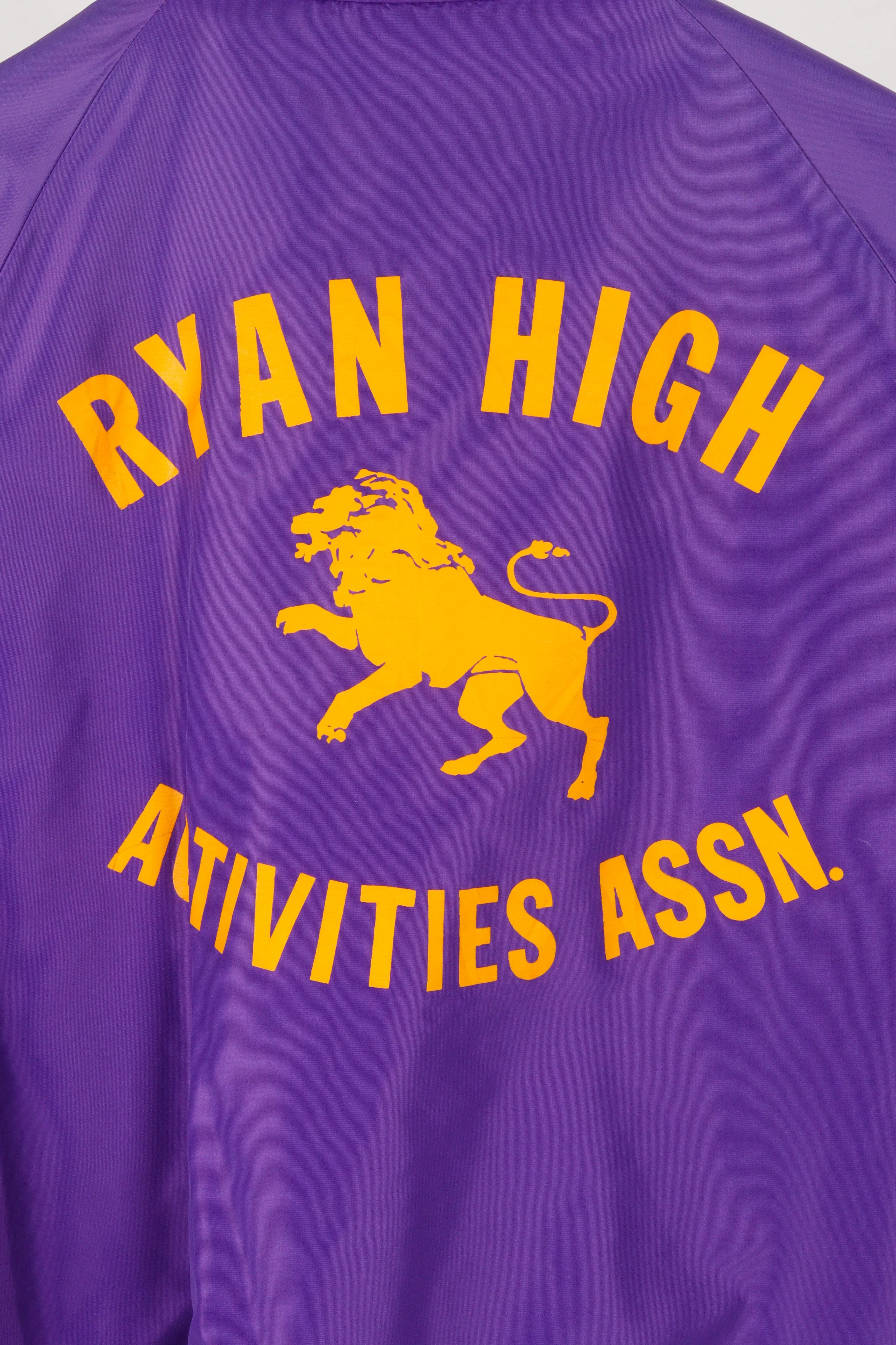 Vintage 90's Ryan Junior High School Queens. NYC 'Activities Association' Coach Jacket