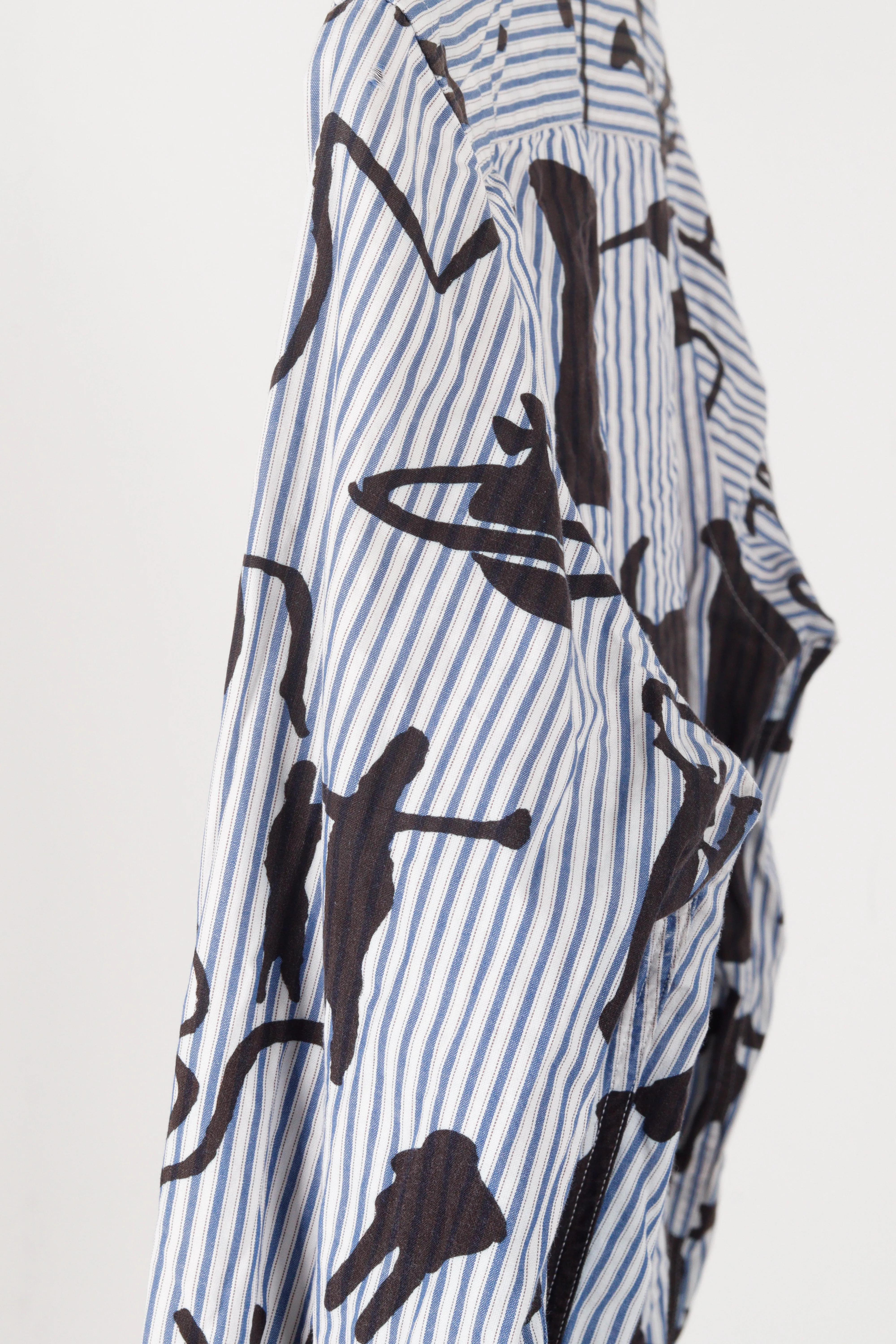 Vivienne Westwood SS18 'Multi Striped Illustration' Oxford Shirt (2018)