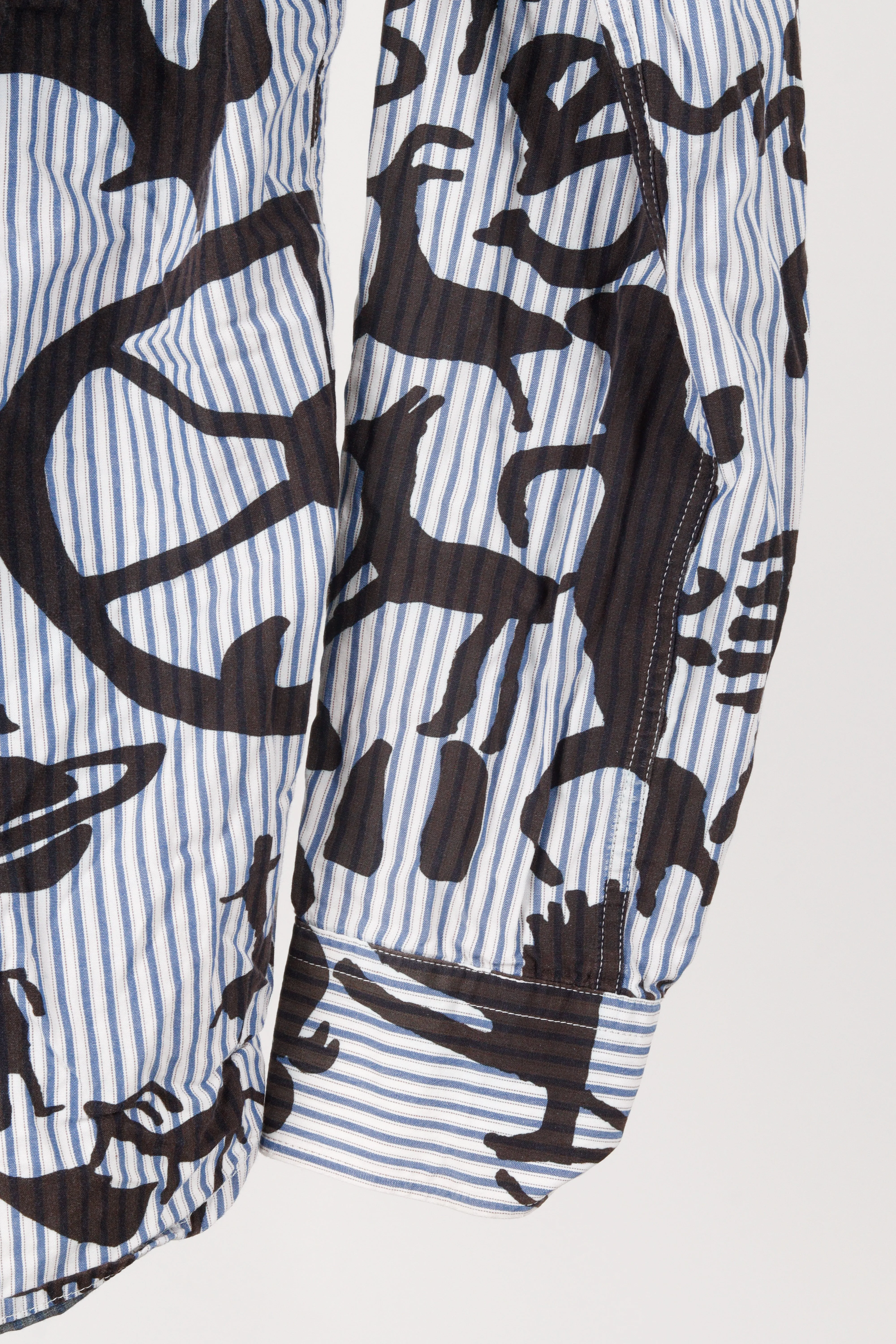 Vivienne Westwood SS18 'Multi Striped Illustration' Oxford Shirt (2018)