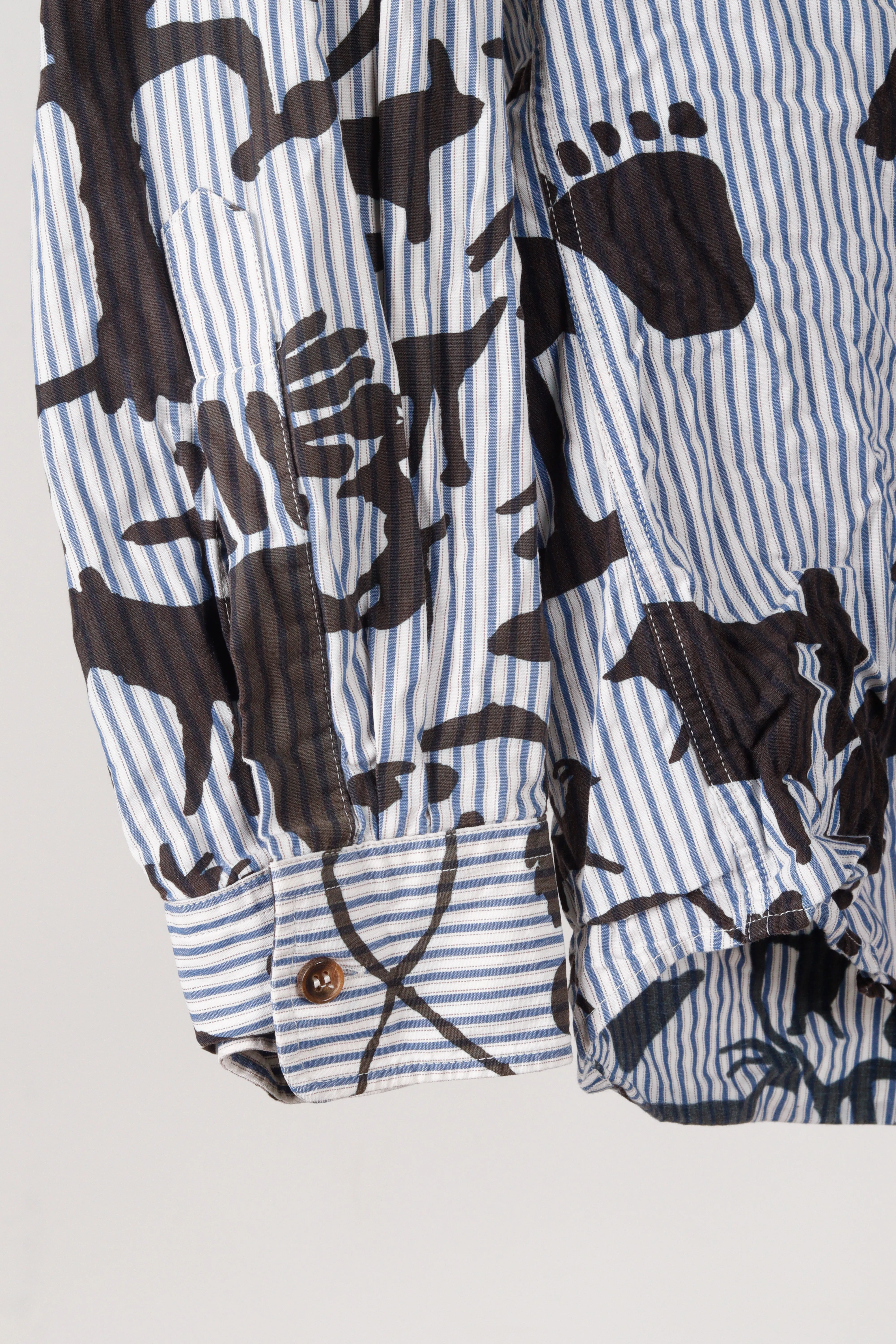 Vivienne Westwood SS18 'Multi Striped Illustration' Oxford Shirt (2018)