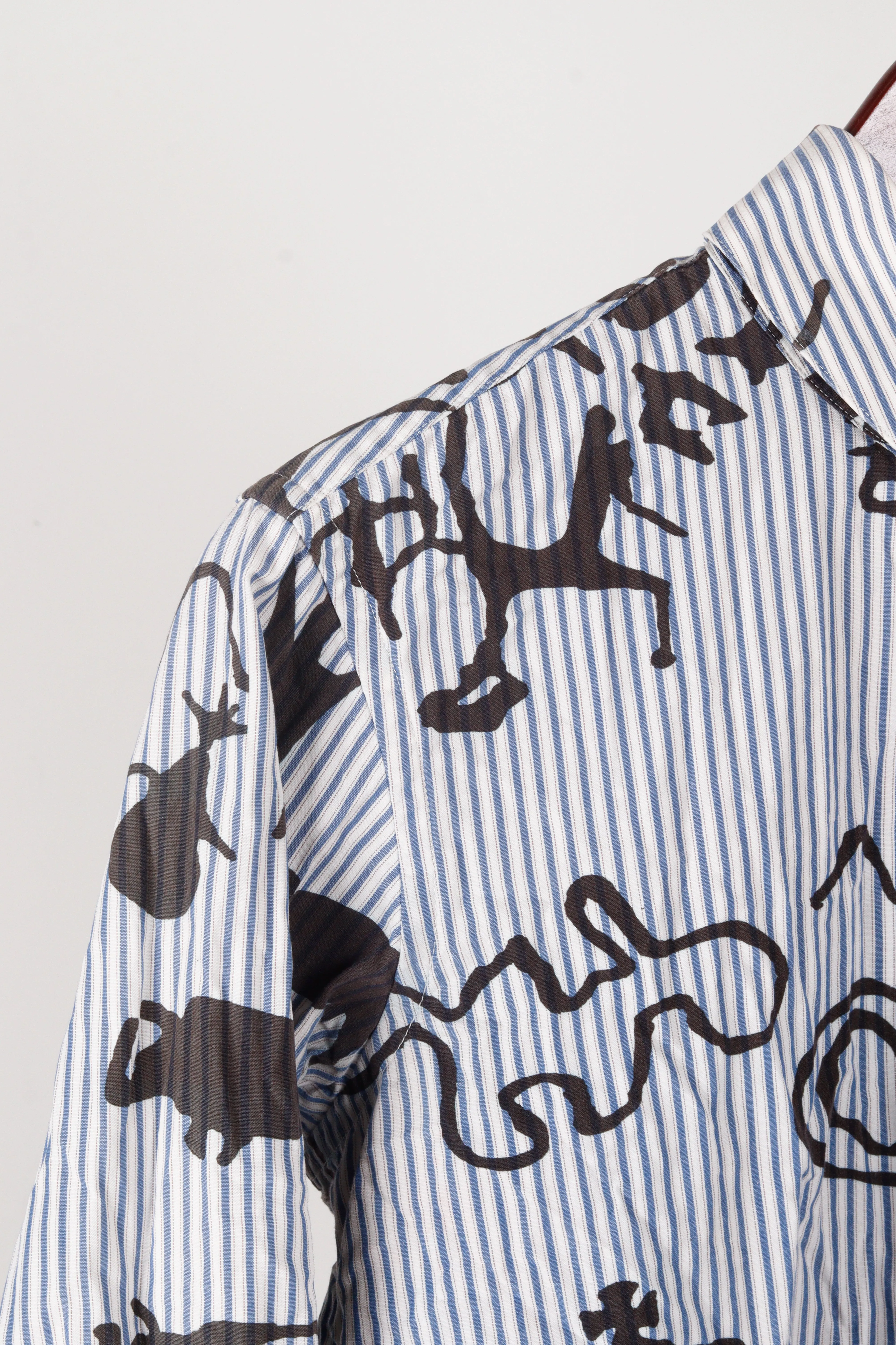 Vivienne Westwood SS18 'Multi Striped Illustration' Oxford Shirt (2018)
