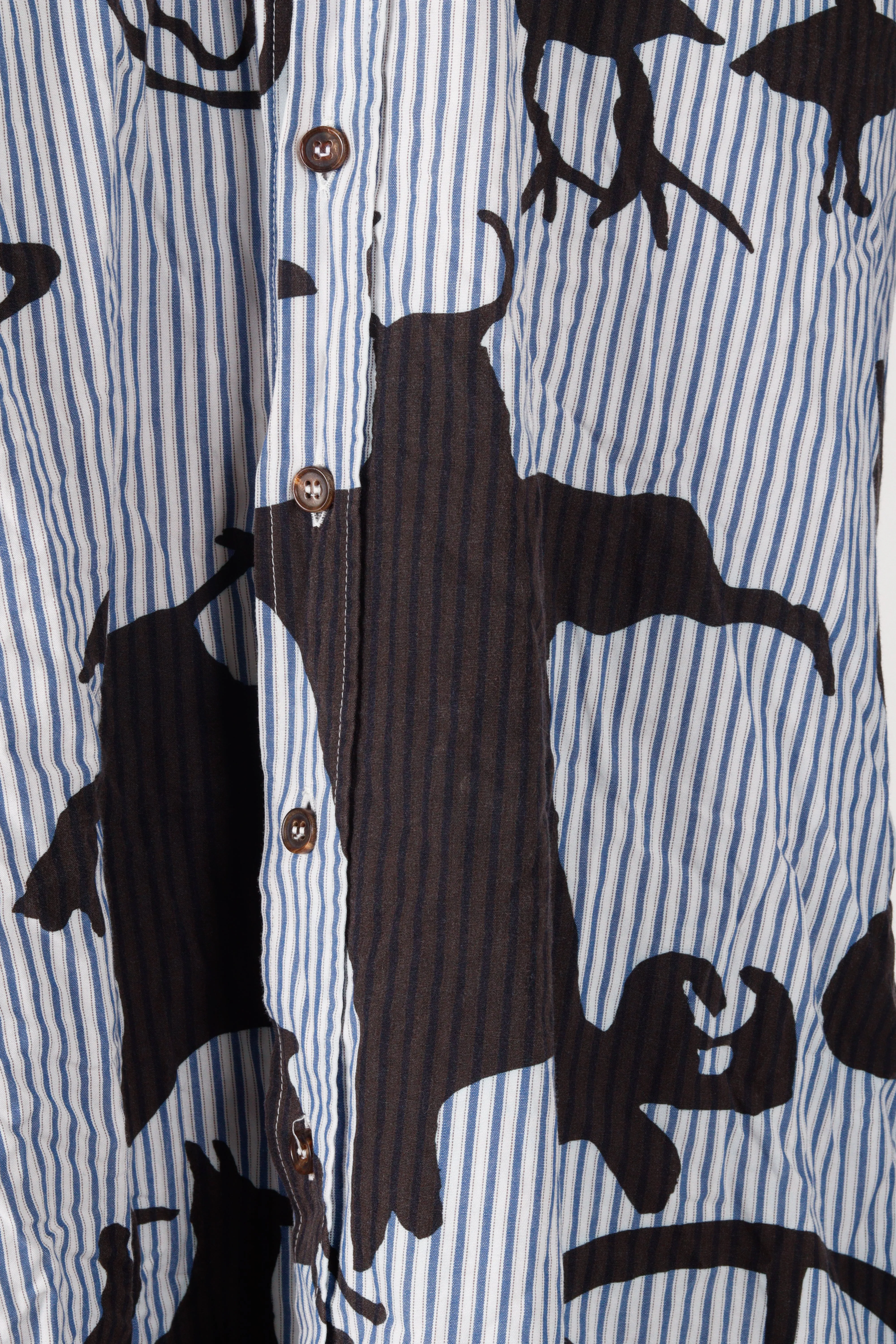 Vivienne Westwood SS18 'Multi Striped Illustration' Oxford Shirt (2018)