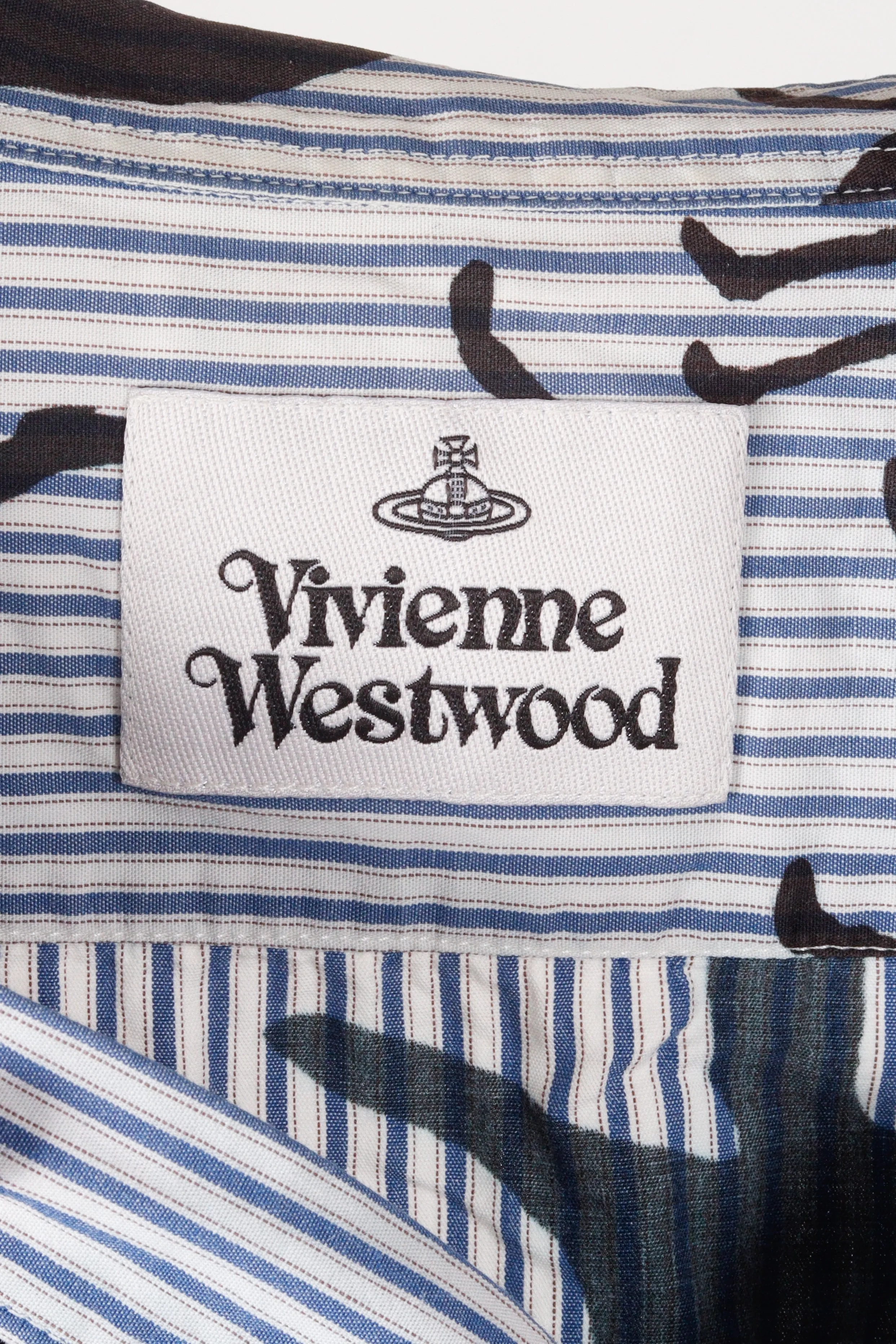 Vivienne Westwood SS18 'Multi Striped Illustration' Oxford Shirt (2018)