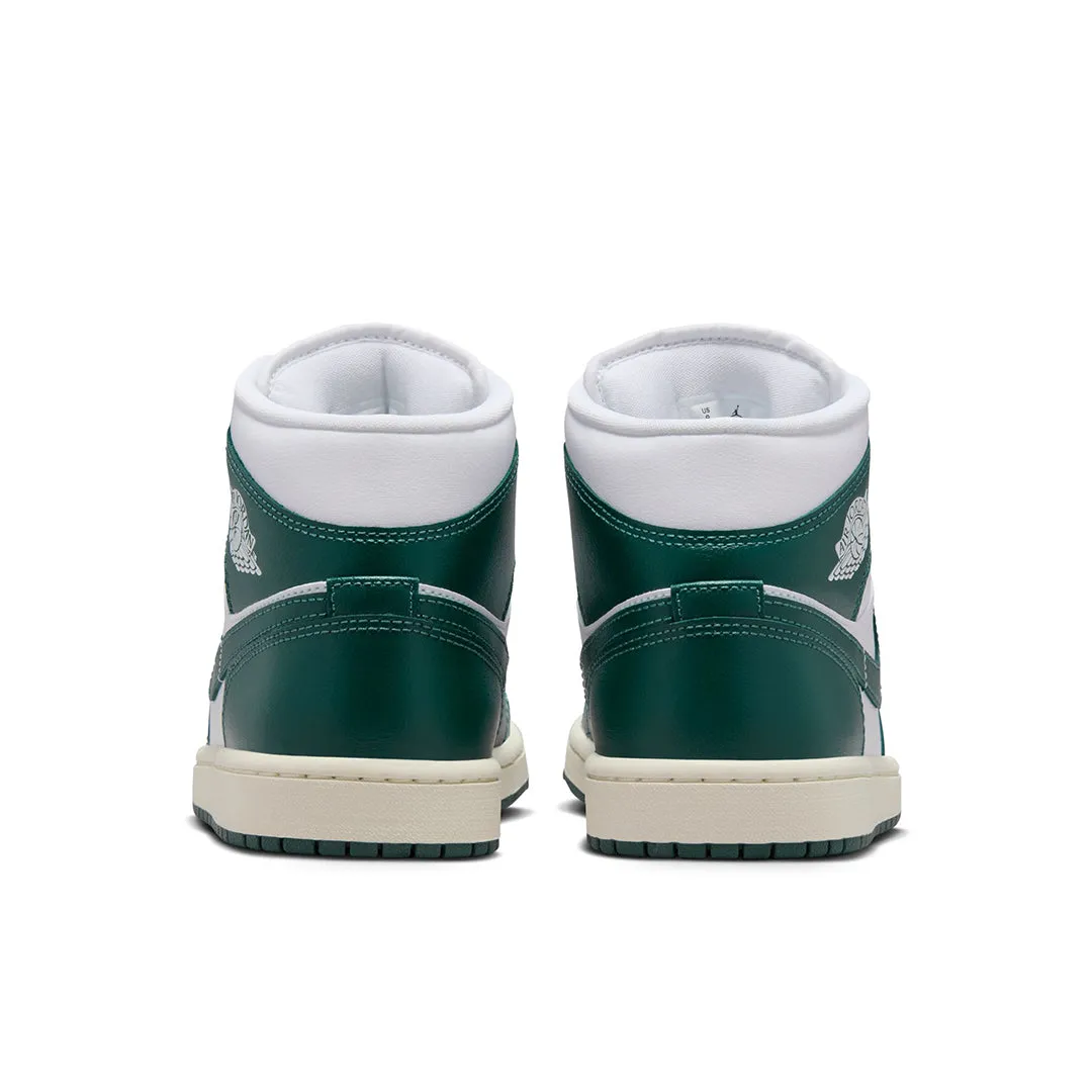 WOMEN'S AIR JORDAN 1 MID OXIDIZED GREEN